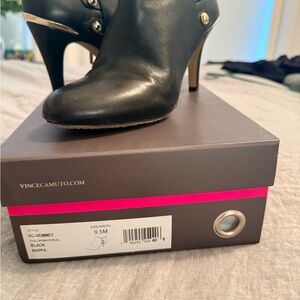Vince Camuto Black Heeled Boots